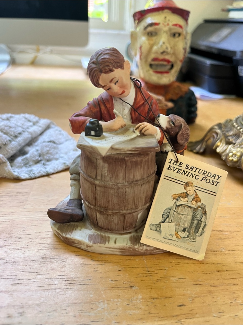 1973 Dave Grossman Saturday Evening Post figurine